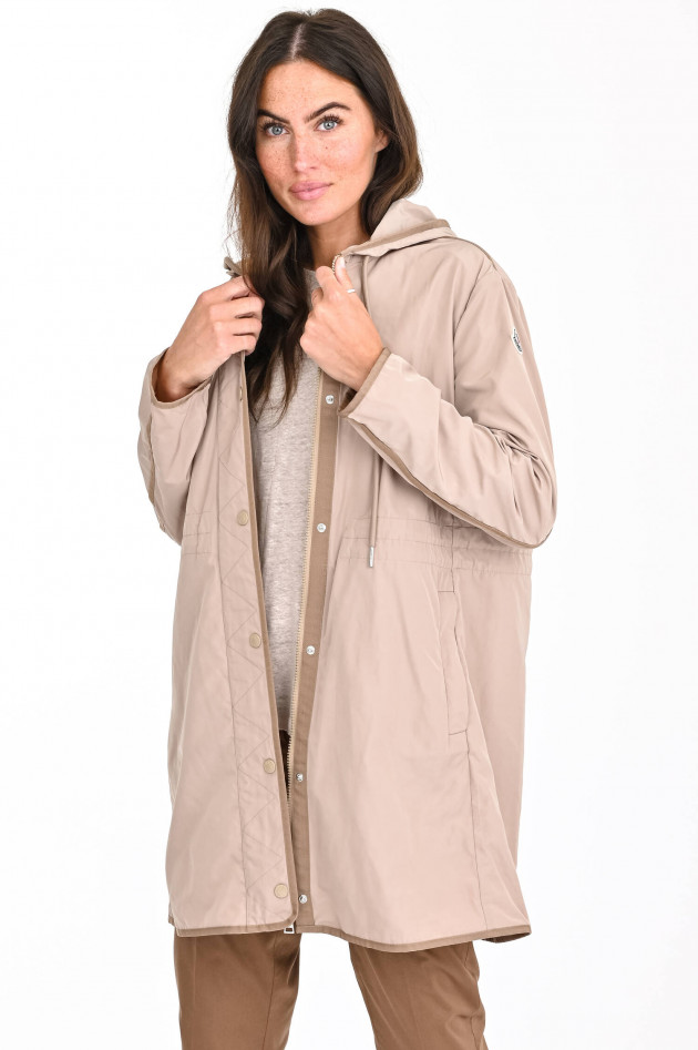 Moncler Langer Parka LEBRIS in Camel