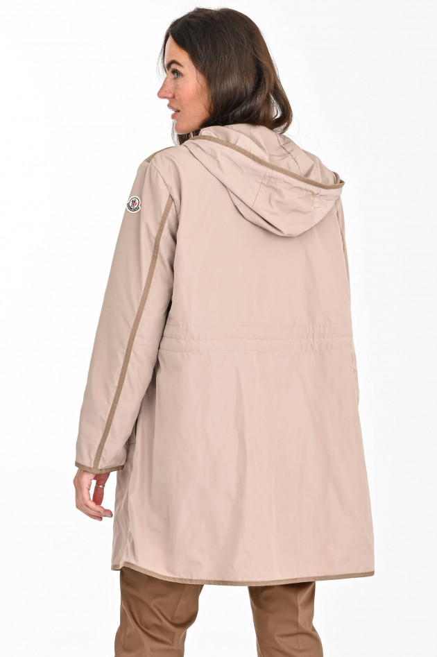 Moncler Langer Parka LEBRIS in Camel