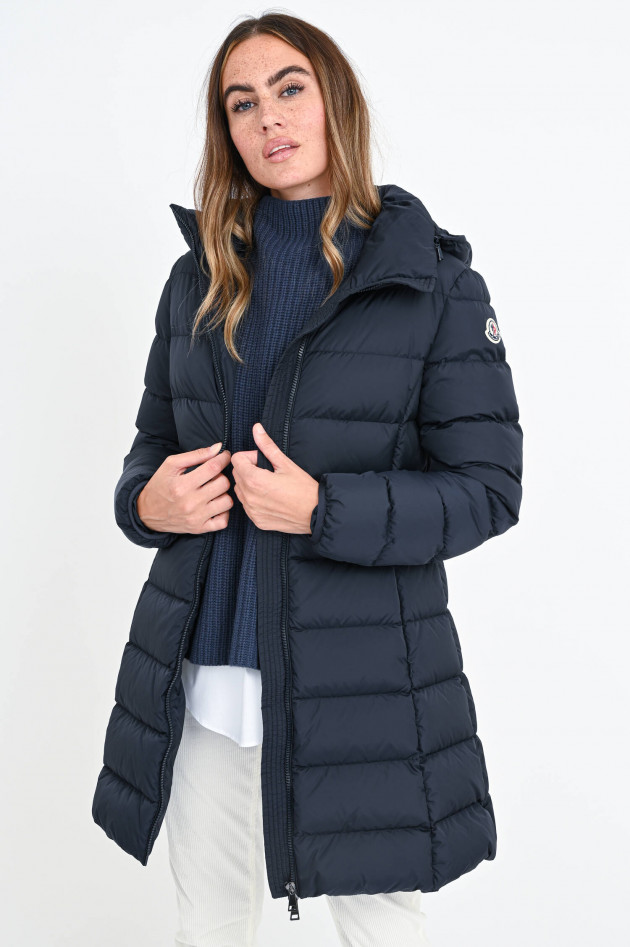 Moncler Taillierter Daunenmantel GIE in Midnight