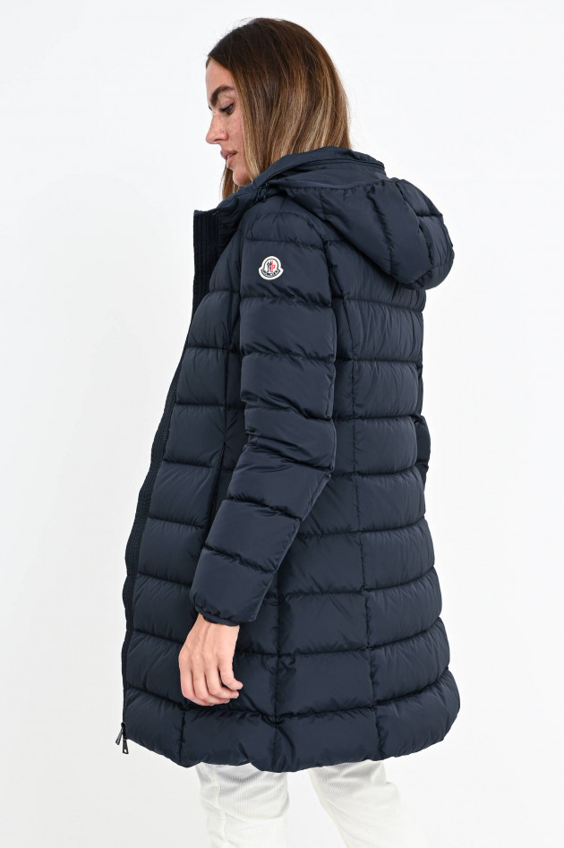 Moncler Taillierter Daunenmantel GIE in Midnight