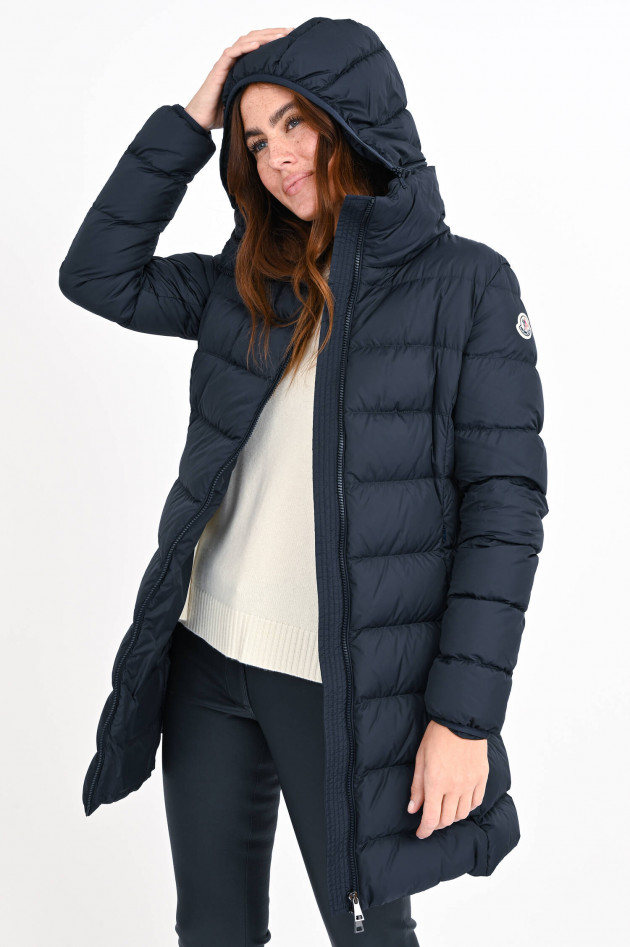 Moncler Daunenstepp-Mantel GIE in Navy