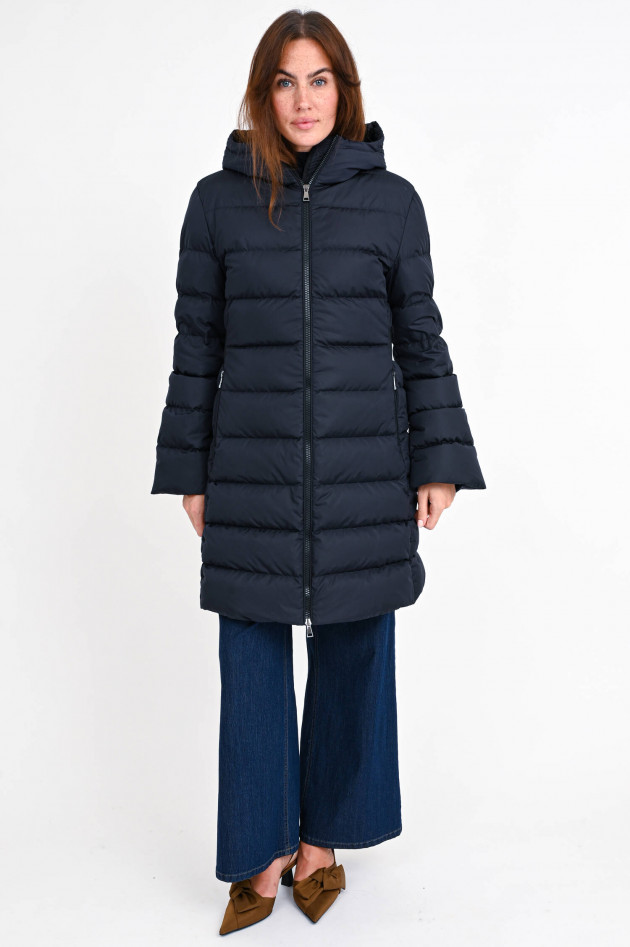 Moncler Daunensteppmantel DOMBES in Navy