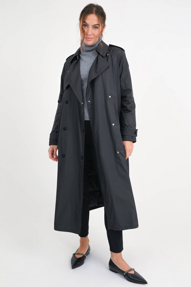 Moncler Wattierter Trenchcoat BARBENTANE in Schwarz