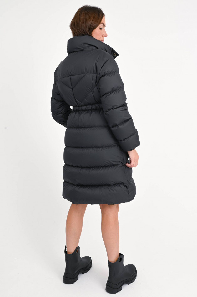 Moncler Daunenmantel BROU mit Gürtel in Schwarz