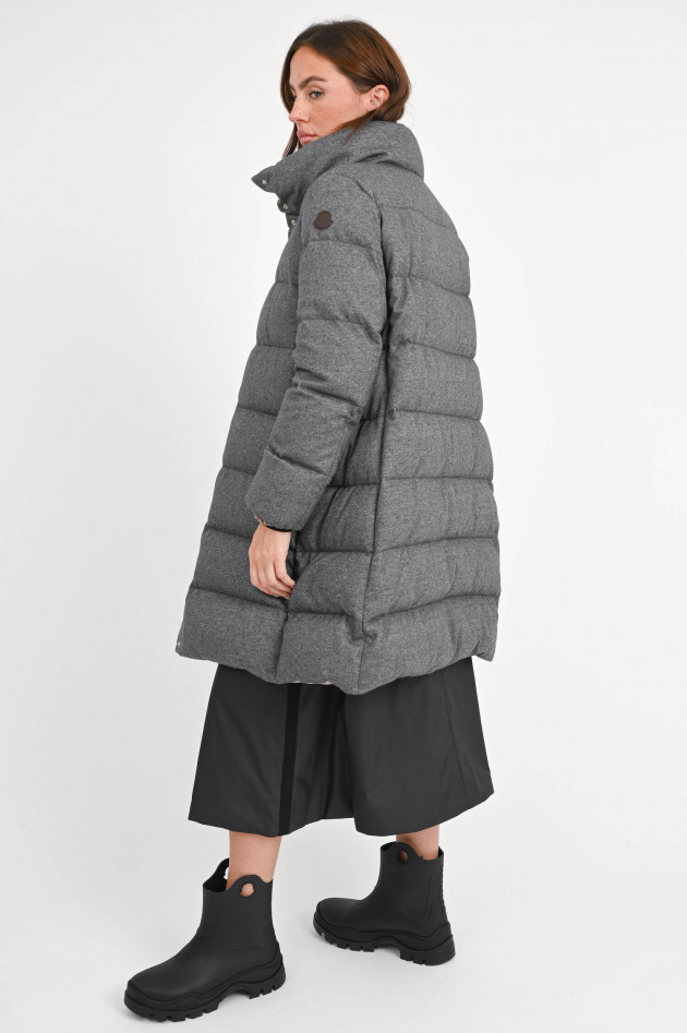 Moncler Daunenmantel COCHELONG mit Cashmere in Grau