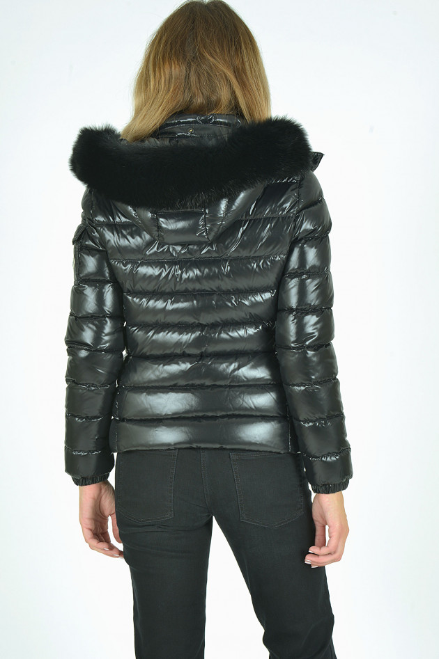 Moncler Daunenjacke BADYFUR in Schwarz