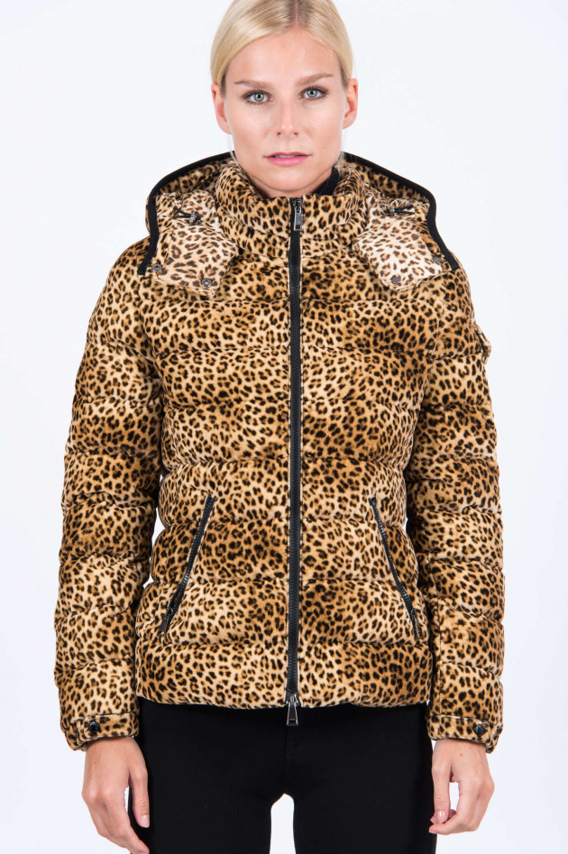 Moncler Daunenjacke BADY mit Leo-Print