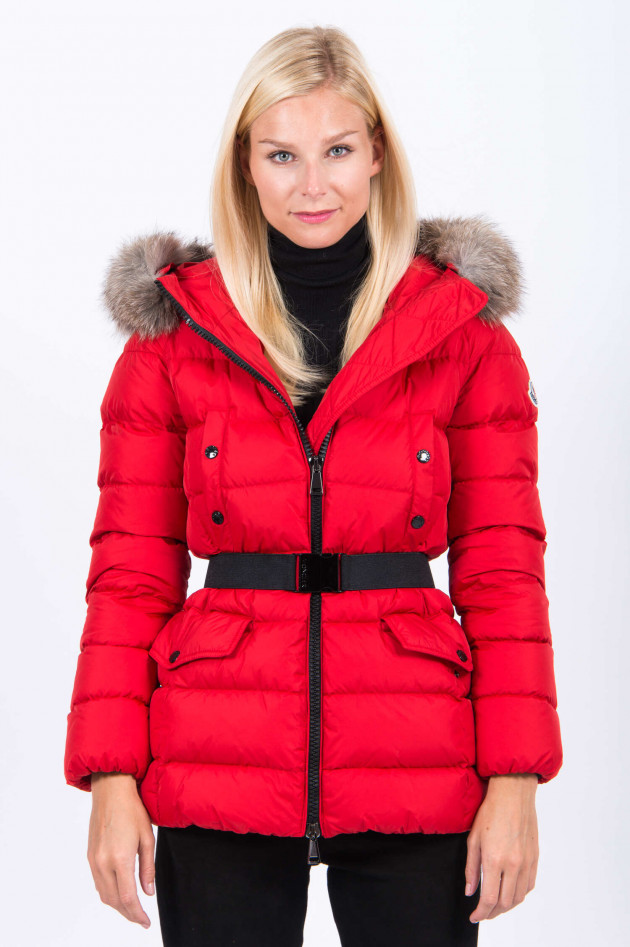 Moncler Kurzer Daunenparka CLION in Rot