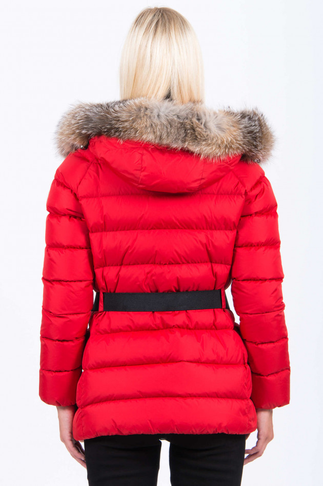 Moncler Kurzer Daunenparka CLION in Rot