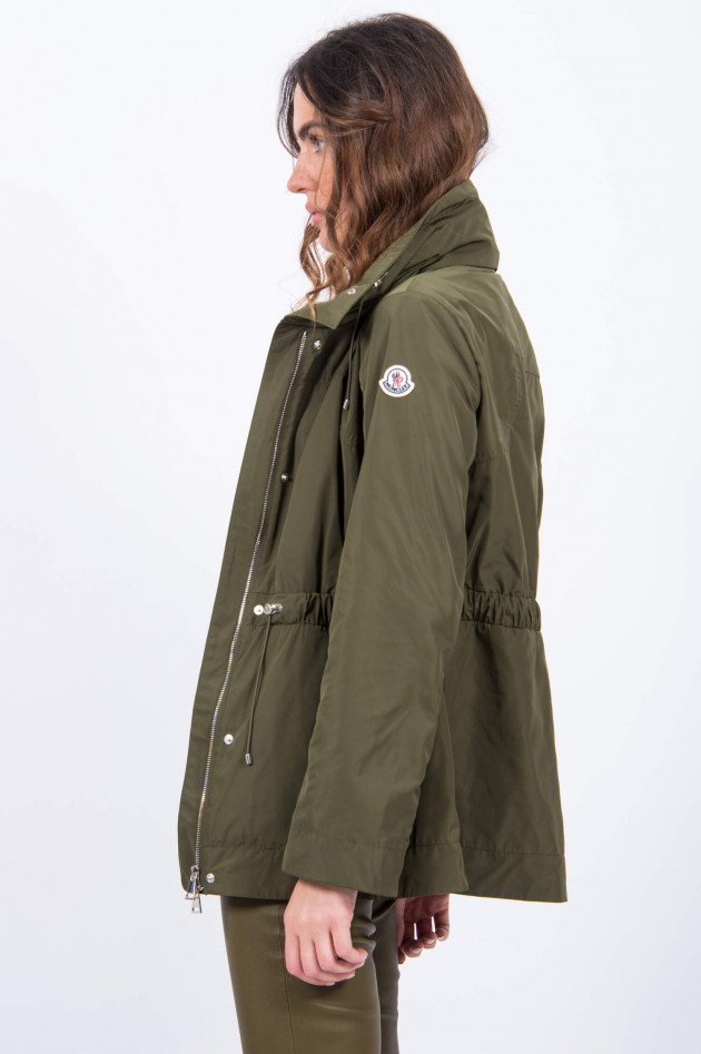 Moncler Kurzer Parka OCRE in Oliv