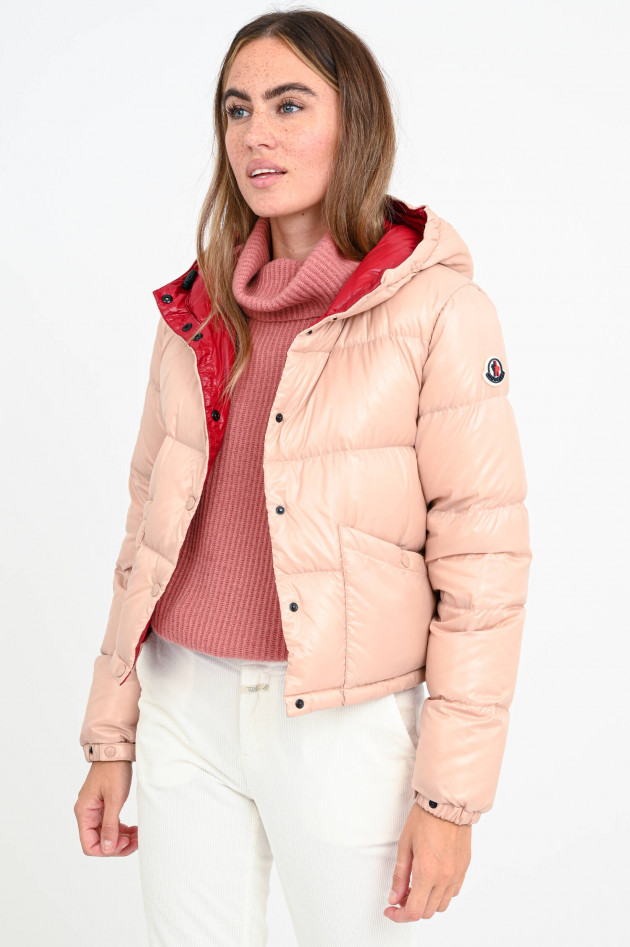 Moncler Cropped Steppjacke BARDANETTE in Rosé