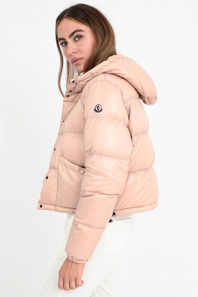 Moncler Cropped Steppjacke BARDANETTE in Rosé