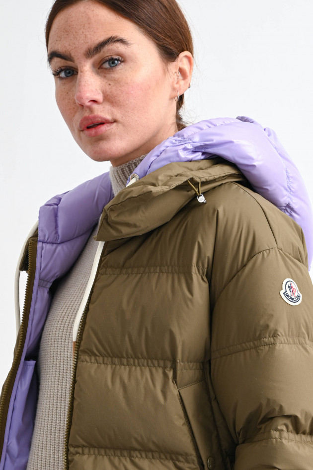 Moncler Daunenjacke LOCTUDY in Oliv/Lila