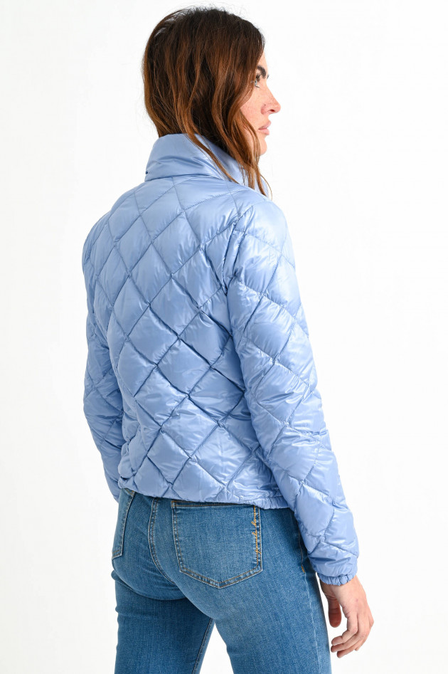 Moncler Jacke BINIC mit DIamanten-Stepp in Hellblau