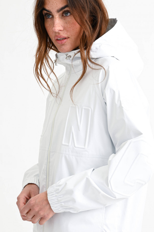 Moncler Jacke NENDIALE mit Label-Lettering in Offwhite