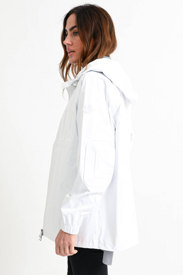 Moncler Jacke NENDIALE mit Label-Lettering in Offwhite