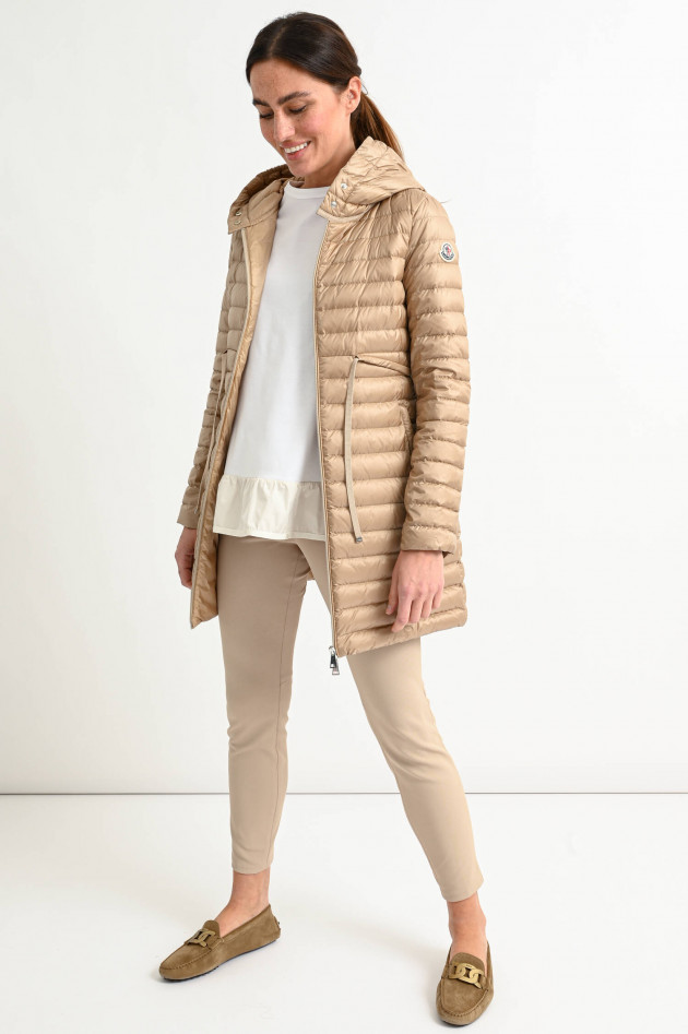 Moncler Leichter Daunenmantel BARBEL in Beige