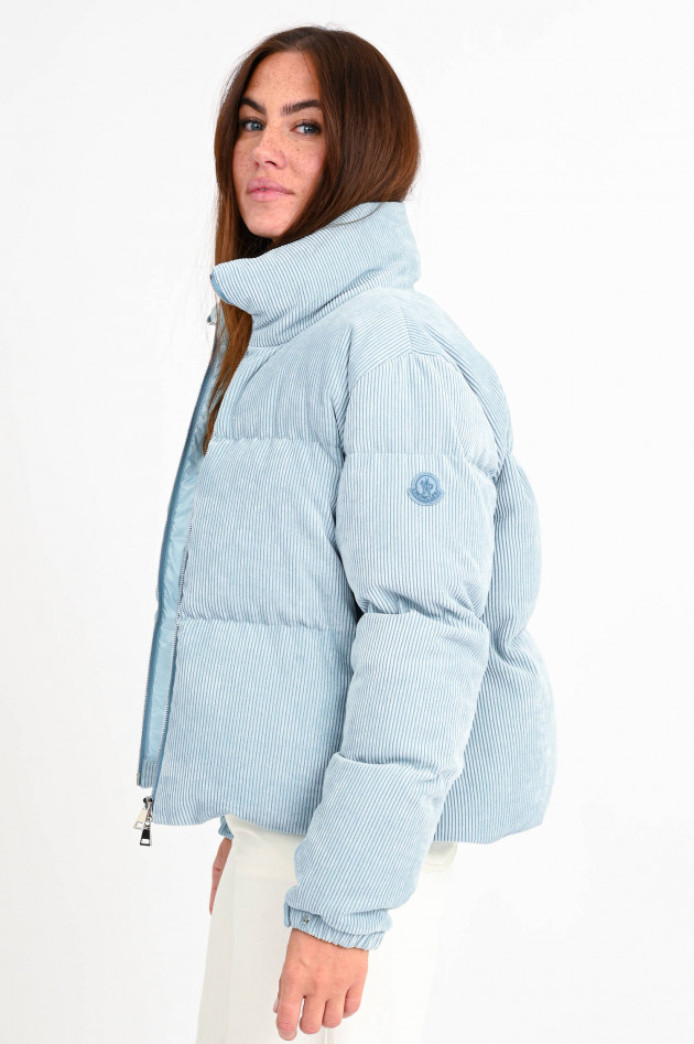 Moncler Cord-Daunenjacke ANTRE in Hellblau