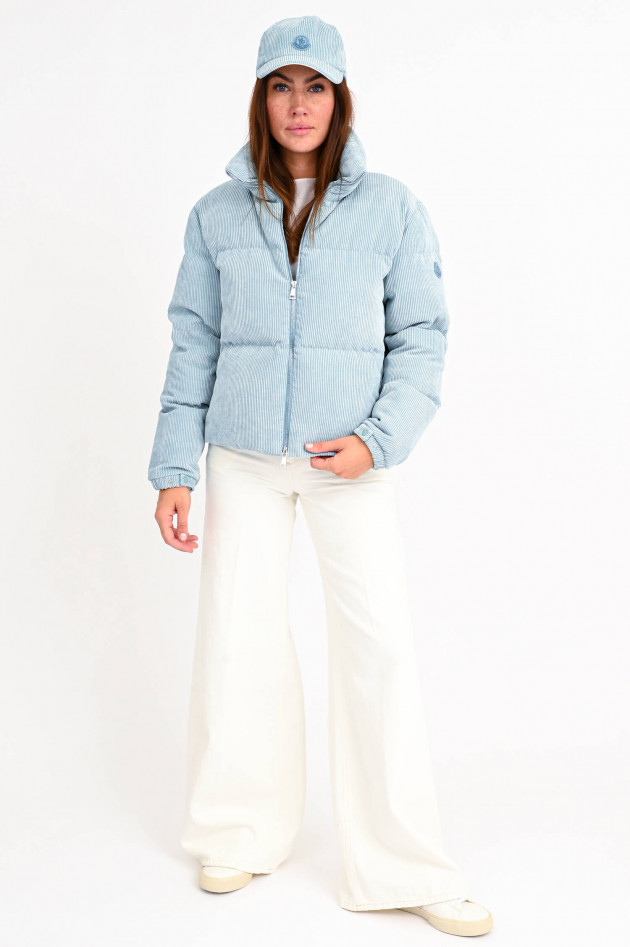 Moncler Cord-Daunenjacke ANTRE in Hellblau