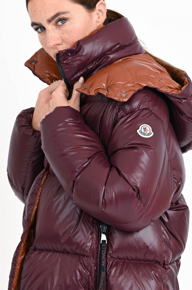 Moncler Daunenjacke PARANA in Bordeaux/Terracotta