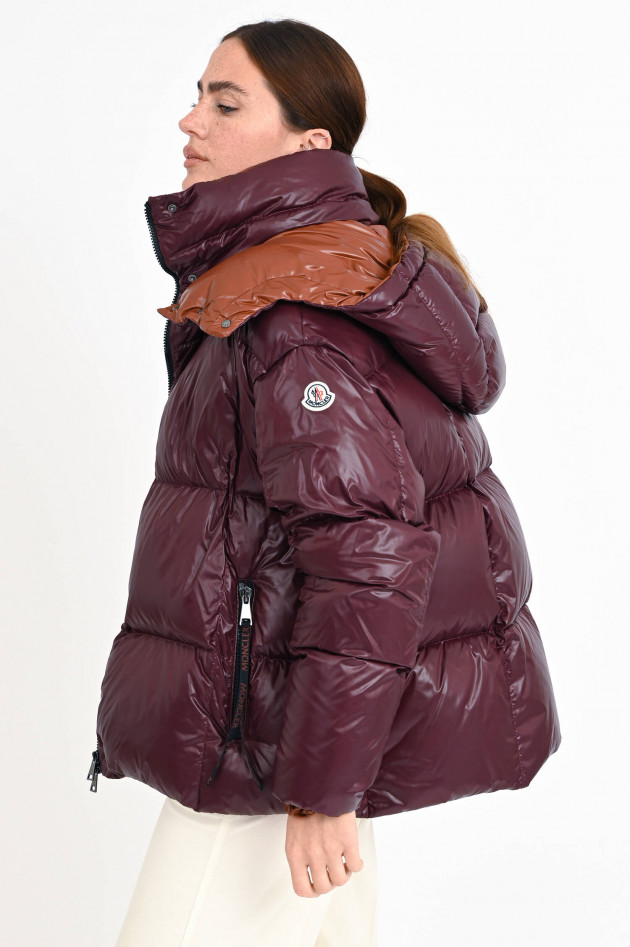 Moncler Daunenjacke PARANA in Bordeaux/Terracotta