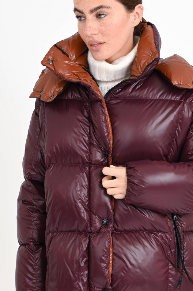 Moncler Daunenjacke PARANA in Bordeaux/Terracotta