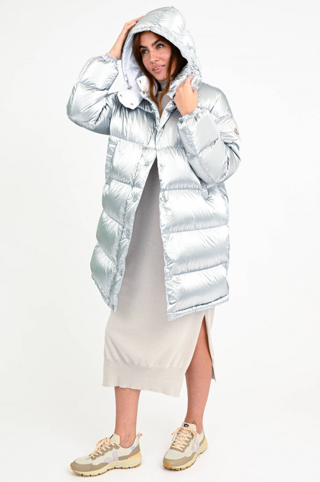 Moncler Daunenstepp-Kurzmantel GAOU in Silber