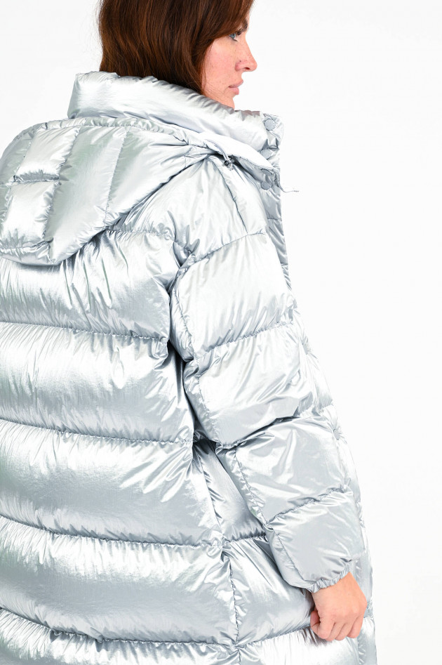 Moncler Daunenstepp-Kurzmantel GAOU in Silber