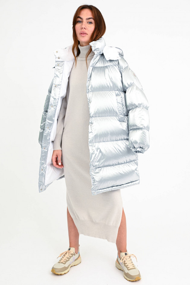 Moncler Daunenstepp-Kurzmantel GAOU in Silber