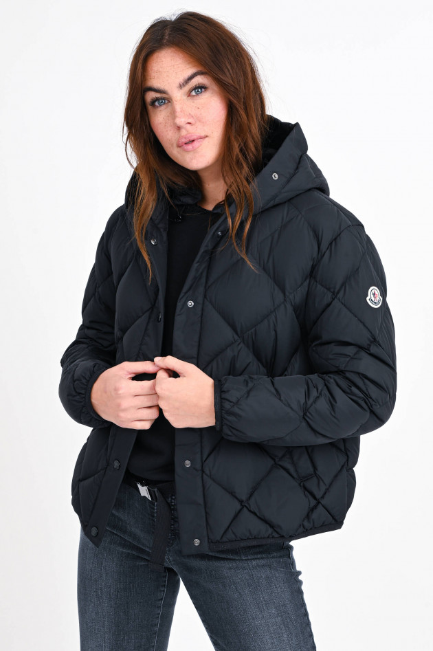 Moncler Rautensteppjacke ArVOUIN in Schwarz