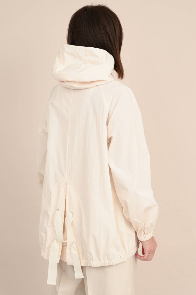 Moncler Jacke EURIDICE mit Schnürdetail in Creme