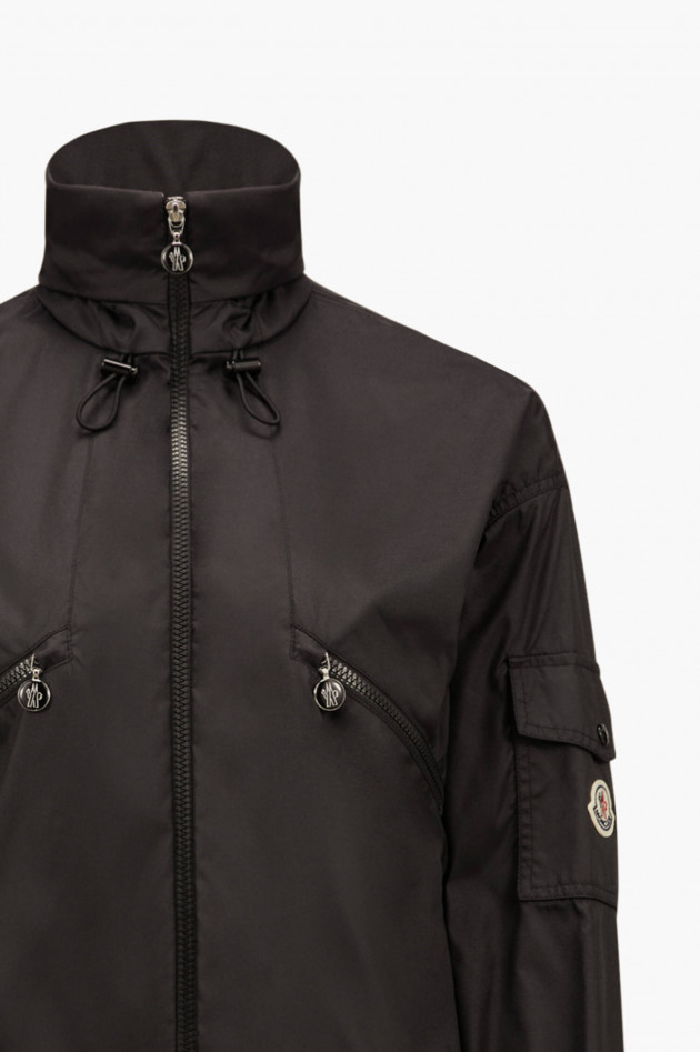 Moncler Kurzer Parker HEMAR in Schwarz