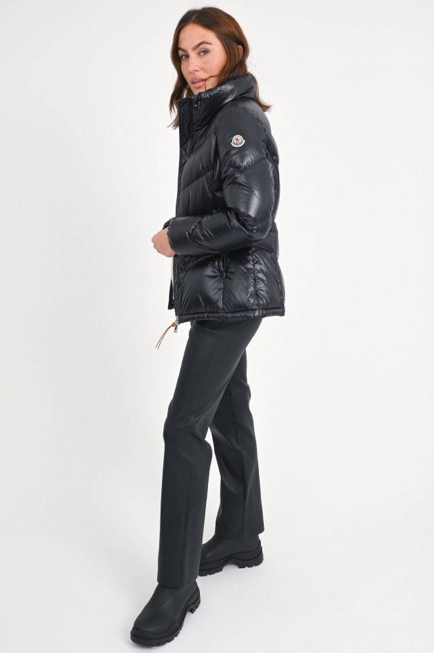 Moncler Daunenjacke GAST in Schwarz glänzend
