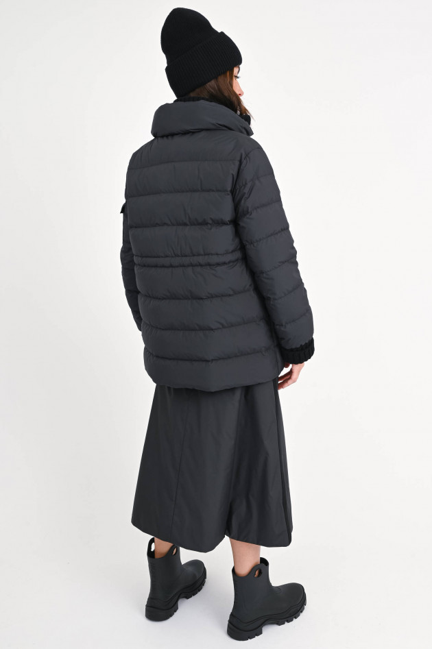 Moncler Daunenjacke BAUX in mattem Schwarz