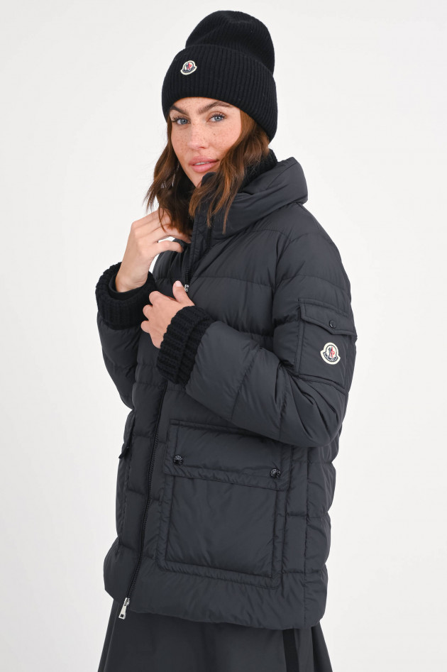 Moncler Daunenjacke BAUX in mattem Schwarz