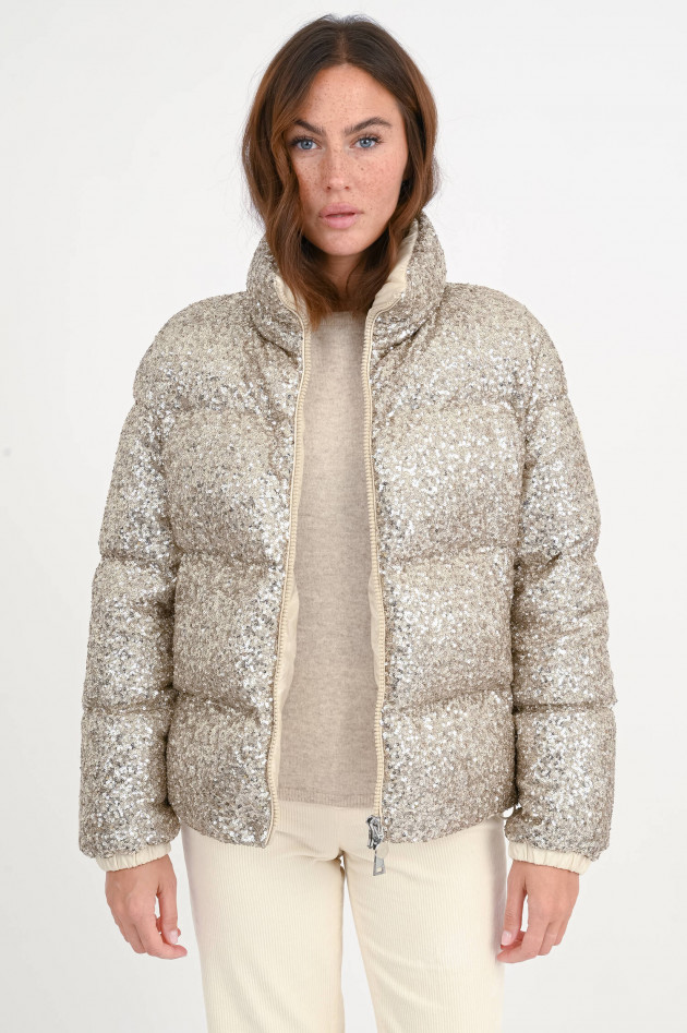 Moncler Daunenjacke ANTERNES mit Pailletten in Gold