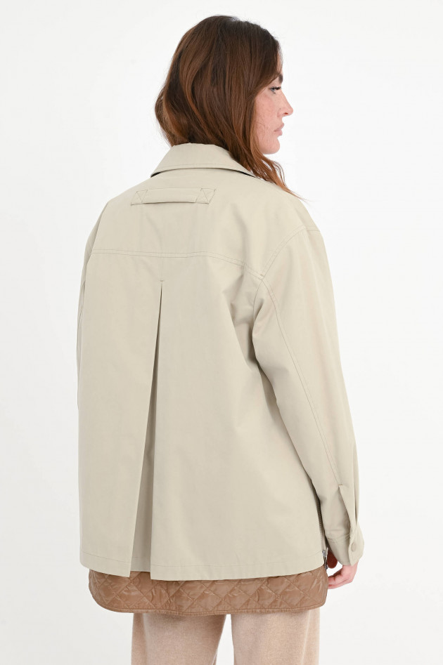Moncler Parka-Mantel FELCI mit Steppdetails in Beige