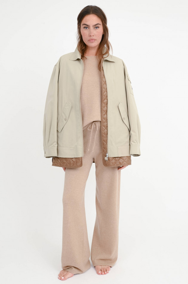 Moncler Parka-Mantel FELCI mit Steppdetails in Beige