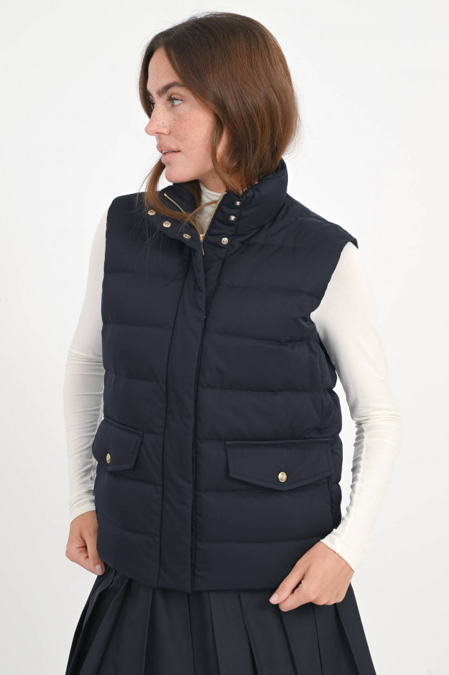 Moncler Daunenweste BESSET in Marine