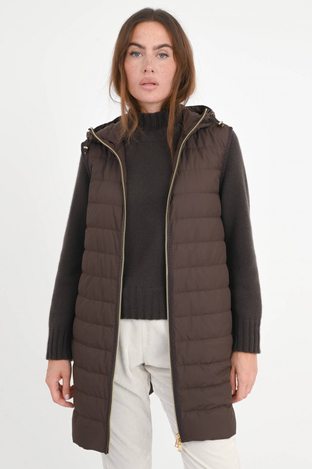 Moncler Daunenparka SAINBEL 2-in-1-Modell in Chocolate