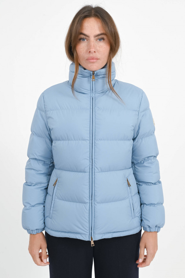 Moncler Jacke DOURBE mit schmaler Taille in Hellblau