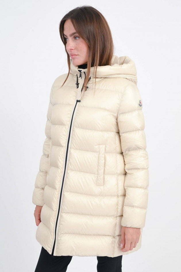 Moncler Kurzmantel SUYENNE mit Kapuze in Hellbeige
