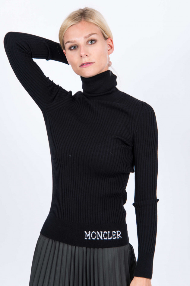 Moncler Rollkragen-Pullover in Schwarz