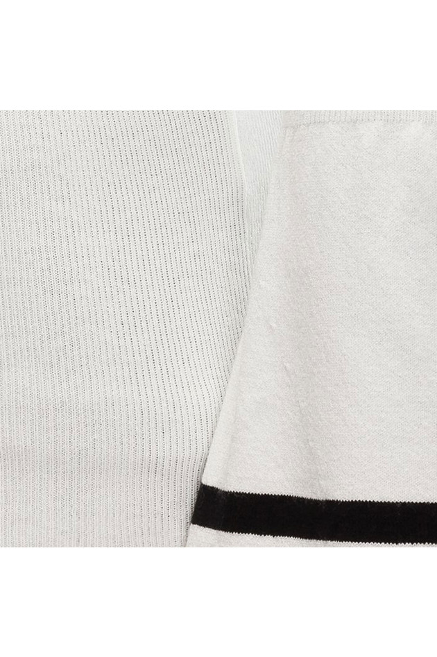 Moncler Pullover in Weiß/Schwarz