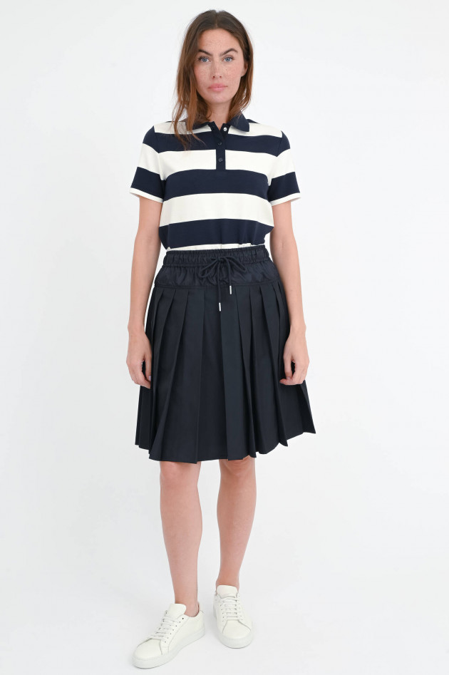 Moncler Faltenrock in Marine