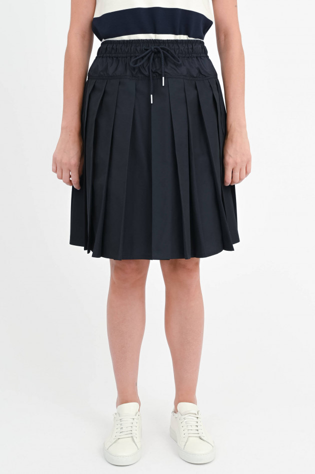 Moncler Faltenrock in Marine