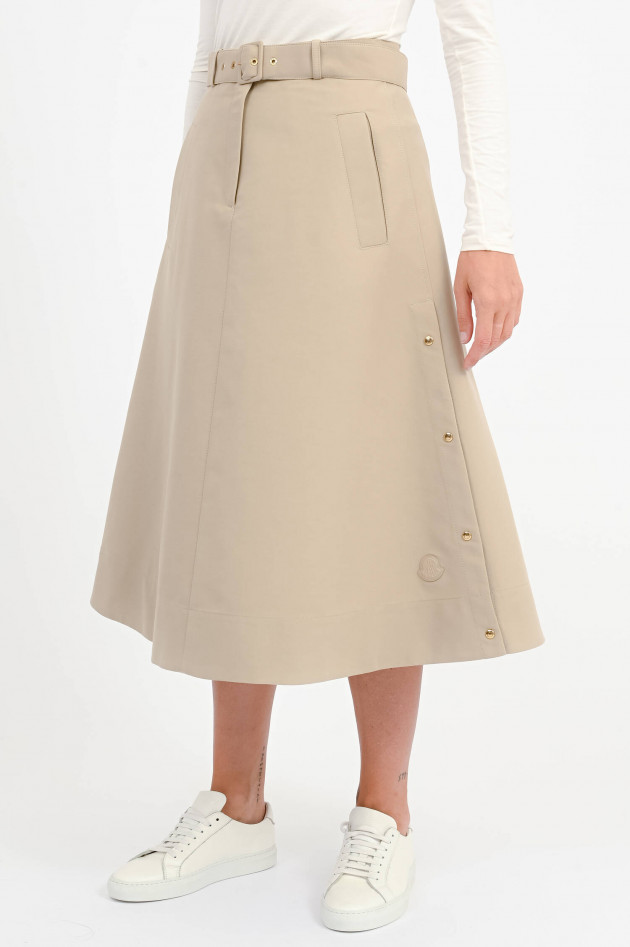 Moncler A-Linien-Rock in Beige