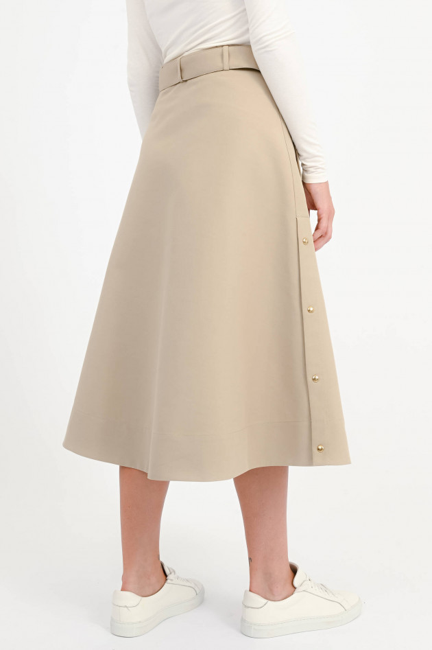Moncler A-Linien-Rock in Beige