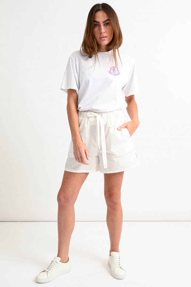 Moncler Statement Shorts in Natur