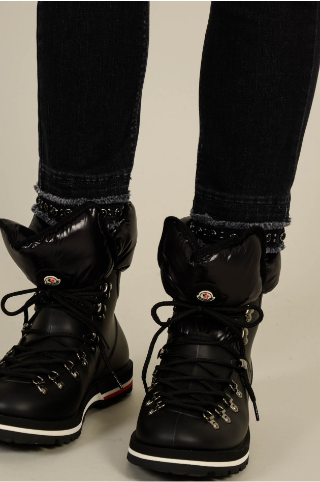 Moncler Boots in Schwarz